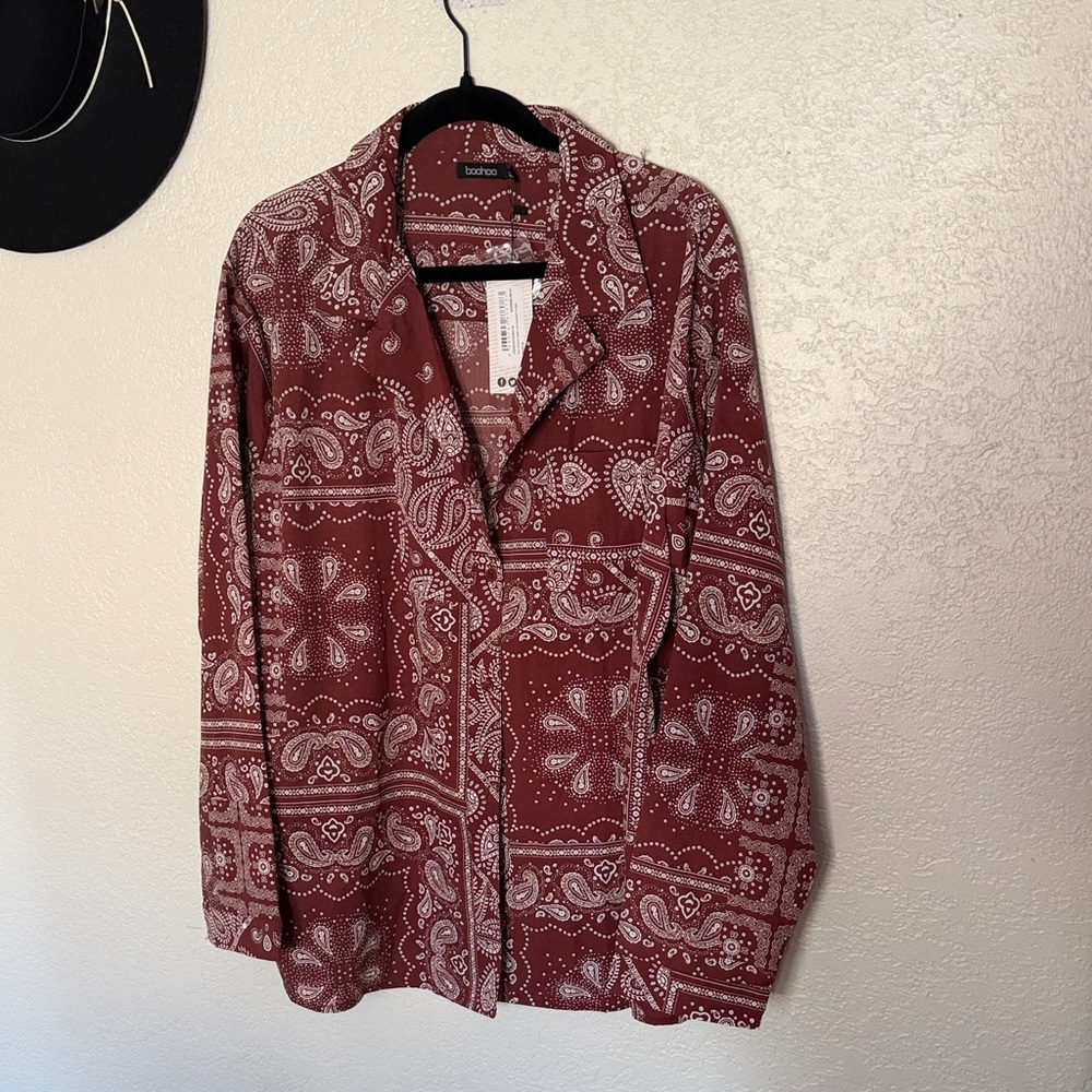 Red Paisley summer set